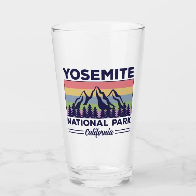 Yosemite Nationalpark California Glas (Vorderseite)