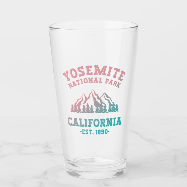 Yosemite Nationalpark California Glas (Vorderseite)