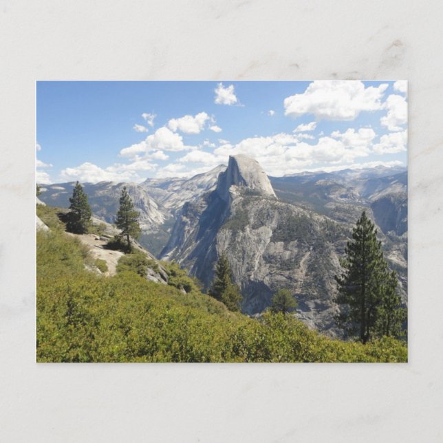 Yosemite Nationalpark California Halbkuppeltal Postkarte (Vorderseite)