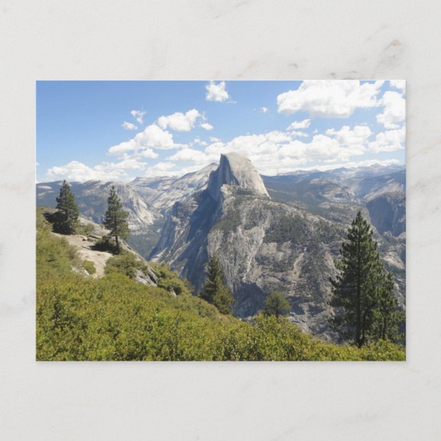 Yosemite Nationalpark California Halbkuppeltal Postkarte (Vorderseite)