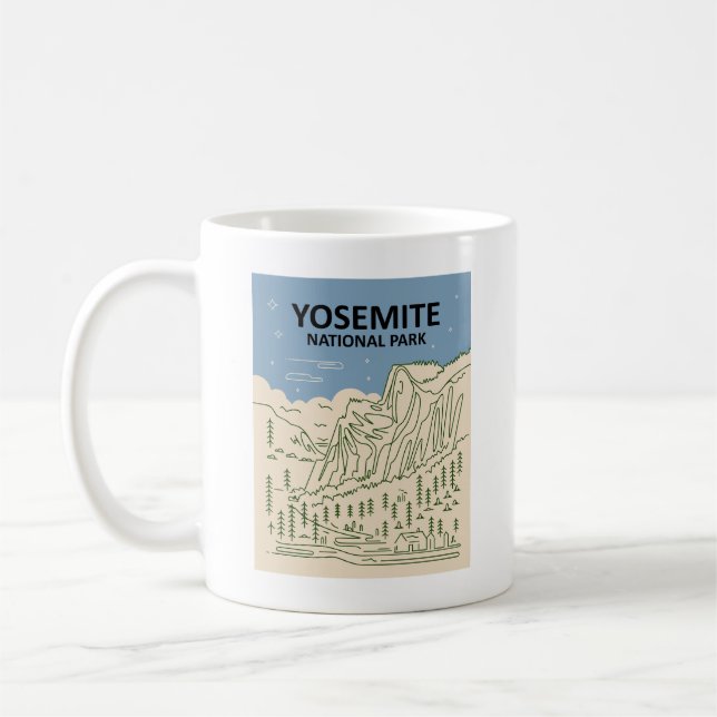 Yosemite Nationalpark California Kaffeetasse (Links)