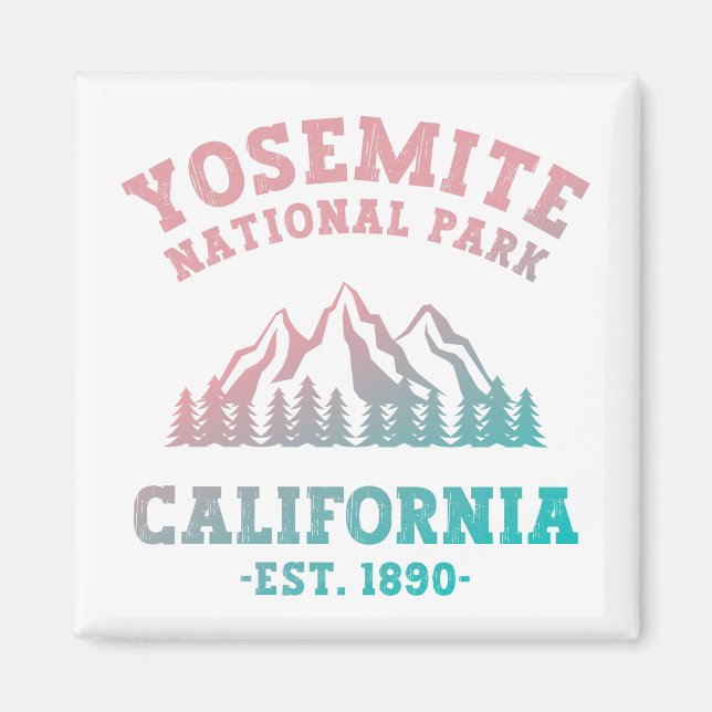 Yosemite Nationalpark California Magnet (Vorne)