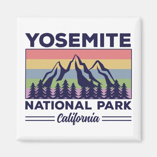 Yosemite Nationalpark California Magnet (Vorne)