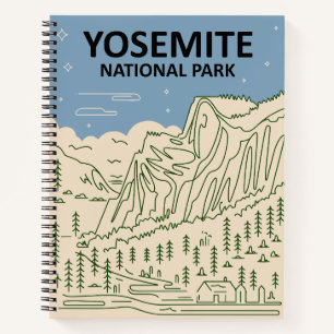 Yosemite Nationalpark California Notizbuch