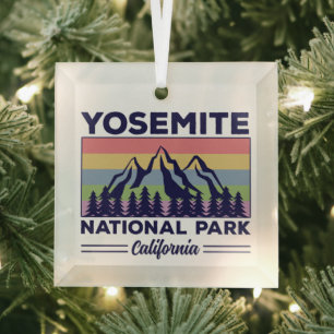 Yosemite Nationalpark California Ornament Aus Glas