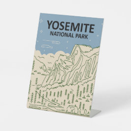 Yosemite Nationalpark California Sockelschild