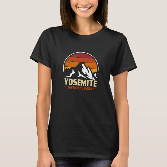 Yosemite Nationalpark California Sunset Hip Hop T-Shirt (Vorderseite)