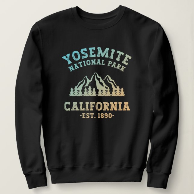 Yosemite Nationalpark California Sweatshirt (Design vorne)