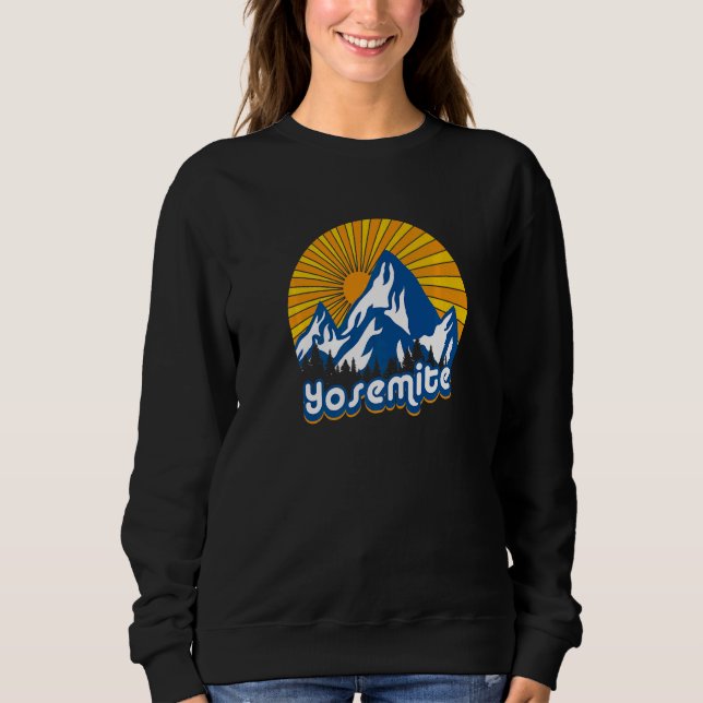 Yosemite Nationalpark California Sweatshirt (Vorderseite)