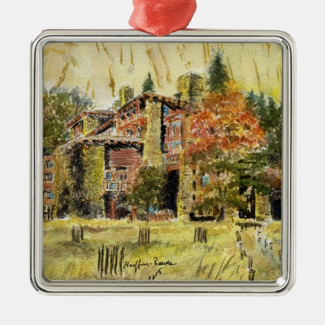 Yosemite Nationalpark:  Das Ahwahnee Hotel Silbernes Ornament (Vorne)