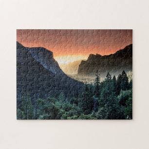 Yosemite Nationalpark des Sonnenaufgang-  Puzzle