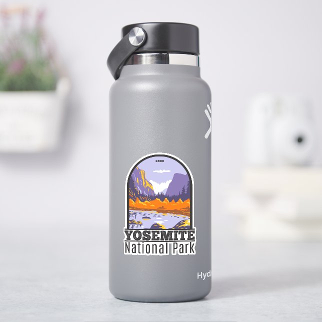 Yosemite Nationalpark El Capitan im Herbst Aufkleber (HydroFlask)