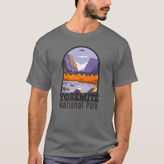 Yosemite Nationalpark El Capitan im Herbst T-Shirt (Vorderseite)