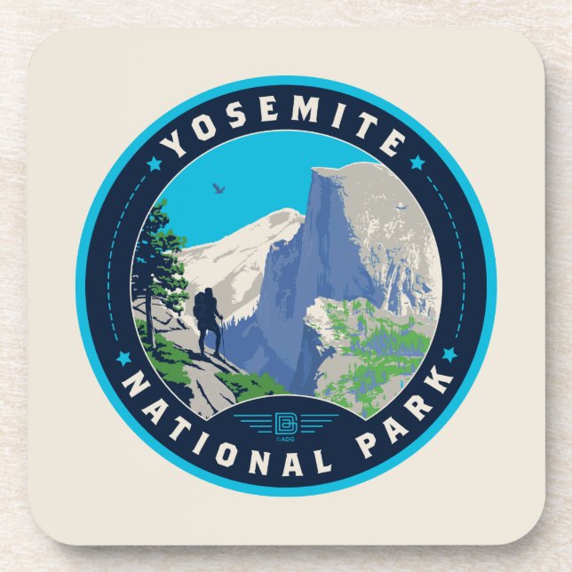 Yosemite-Nationalpark Getränkeuntersetzer (Vorderseite)