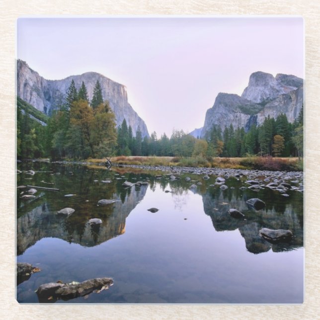Yosemite Nationalpark Glasuntersetzer (Vorderseite)