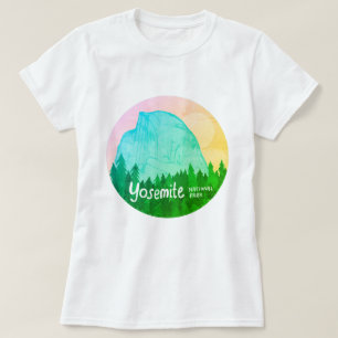 Yosemite Nationalpark Halbkuppel strukturiert T-Shirt