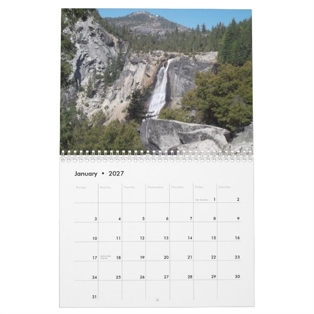 Yosemite Nationalpark Kalender 2014 (Jan 2027)