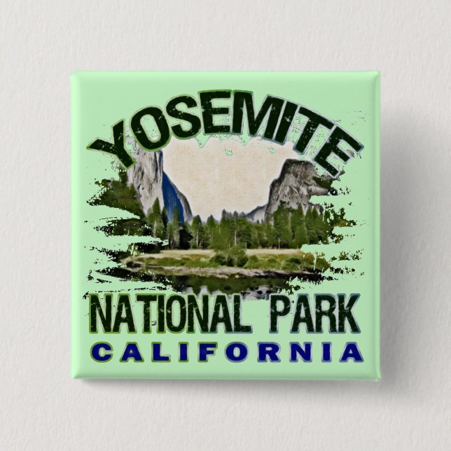 Yosemite Nationalpark, Kalifornien Button (Vorderseite)