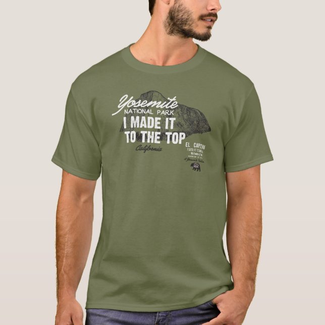 Yosemite Nationalpark Kalifornien-EL Capitan IMITT T-Shirt (Vorderseite)