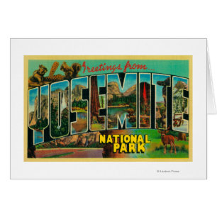 Yosemite Nationalpark, Kalifornien - großes Lette