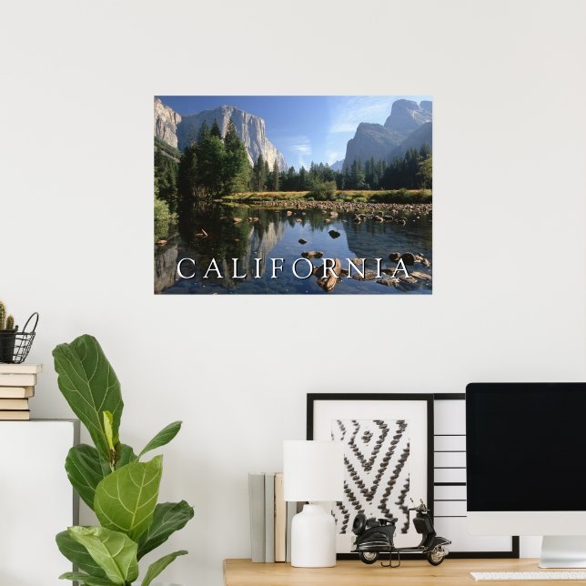 Yosemite-Nationalpark | Kalifornien Poster (Heimbüro)