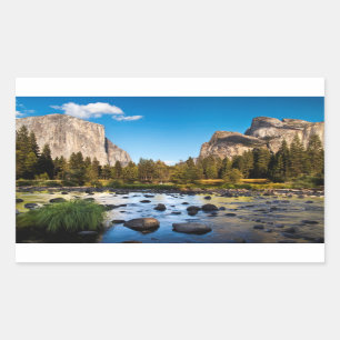 Yosemite-Nationalpark, Kalifornien Rechteckiger Aufkleber