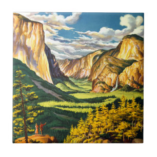 Yosemite Nationalpark Kalifornien Reise Kunst Fliese