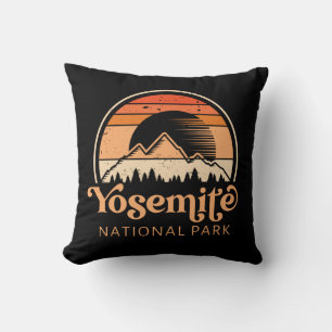 Yosemite Nationalpark Kalifornien Retro Vintage Kissen