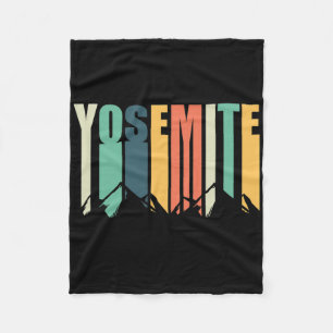 Yosemite-Nationalpark-Kalifornien Souvenir-Camping Fleecedecke