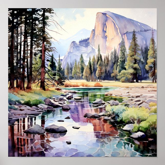 Yosemite Nationalpark Kunstmuseum Poster (Vorne)