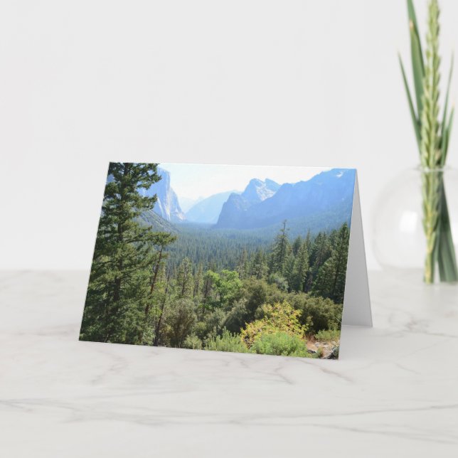 Yosemite Nationalpark Landschaftsfotografie. Karte (Vorderseite)