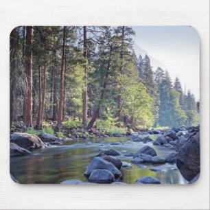 Yosemite Nationalpark Merced Fluss-  Am Mousepad