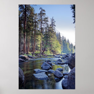 Yosemite Nationalpark Merced Fluss-  Am Poster