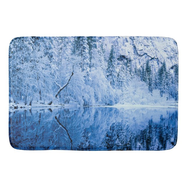 Yosemite Nationalpark Merced Fluss-|, CA Badematte (Vorderseite)