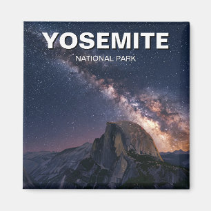 Yosemite Nationalpark Milchstraße Nacht Magnet