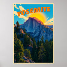 Yosemite-Nationalpark Minimalistische Natur