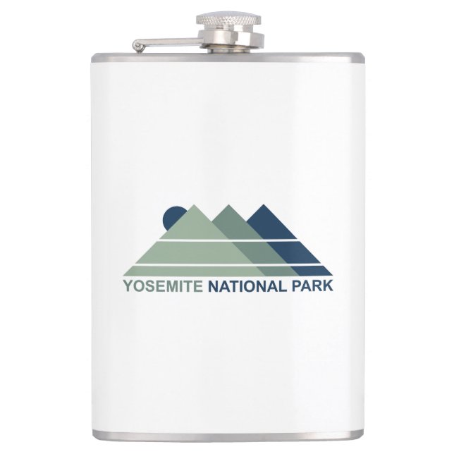 Yosemite Nationalpark Mountain Sun Flachmann (Vorderseite)