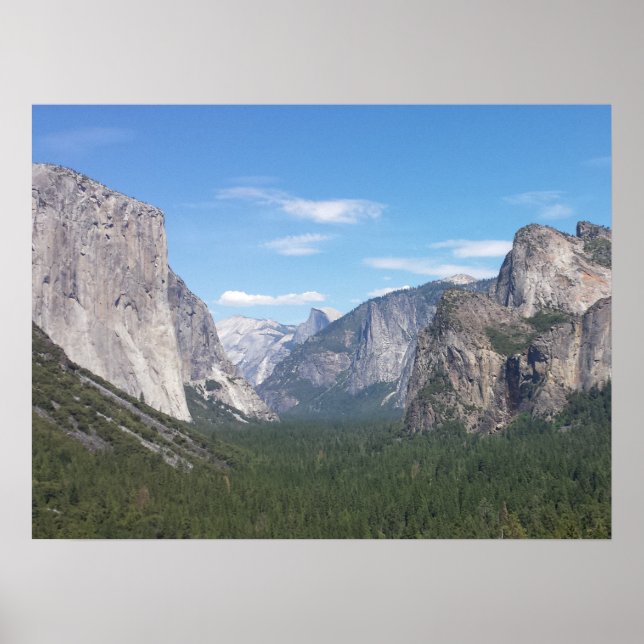 Yosemite Nationalpark Mountain Valley Landschaftli Poster (Vorne)