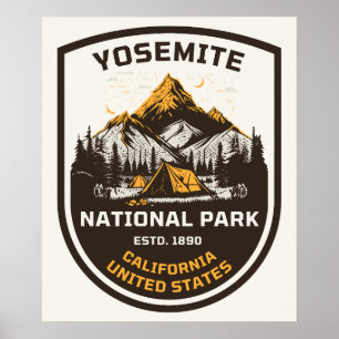 Yosemite Nationalpark Natur und Natur Poster
