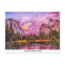 Yosemite Nationalpark Post Card