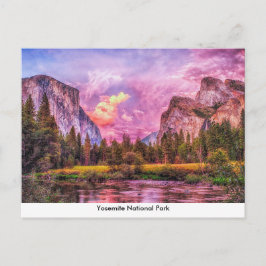Yosemite Nationalpark Post Card Postkarte