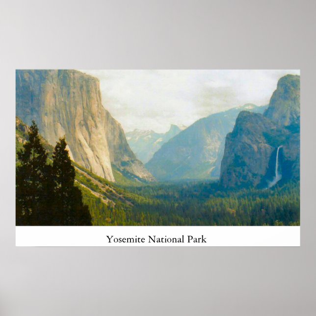 Yosemite-Nationalpark Poster (Vorne)