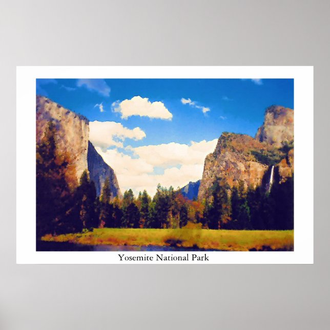 Yosemite-Nationalpark Poster (Vorne)
