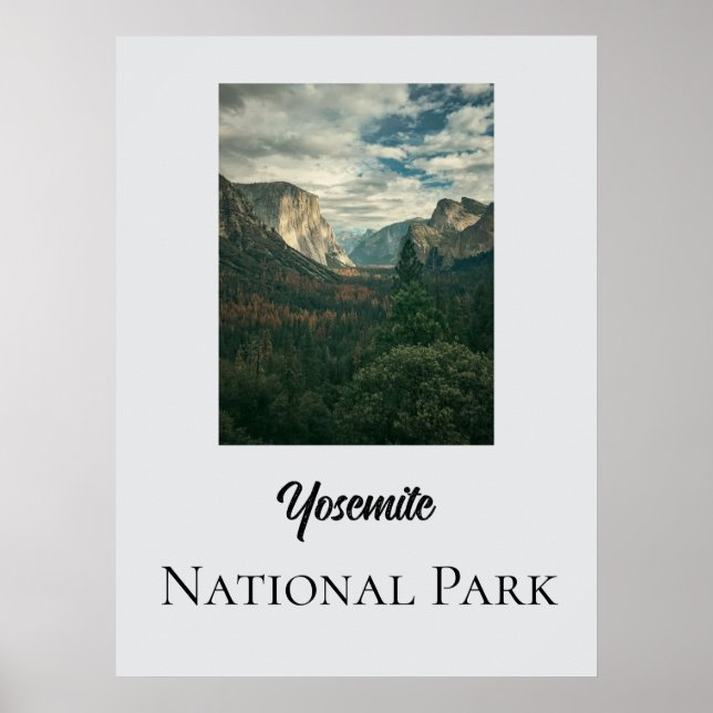 Yosemite-Nationalpark Poster (Vorne)