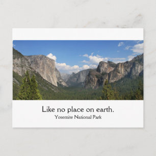 Yosemite-Nationalpark Postkarte