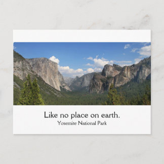 Yosemite-Nationalpark Postkarte