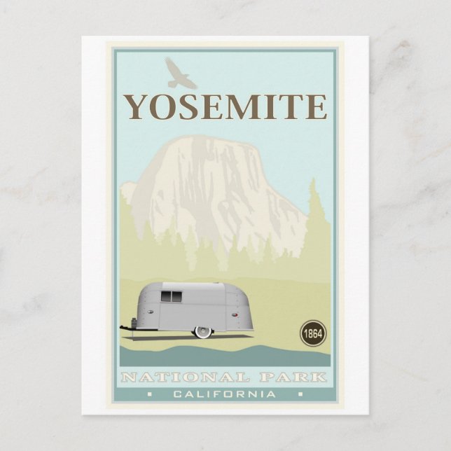 Yosemite-Nationalpark Postkarte (Vorderseite)