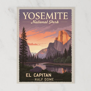 Yosemite Nationalpark Postkarte