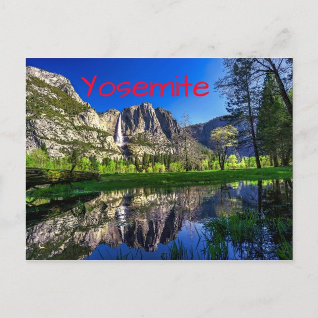 Yosemite-Nationalpark Postkarte (Vorderseite)