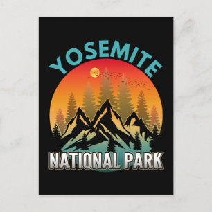 Yosemite-Nationalpark Postkarte